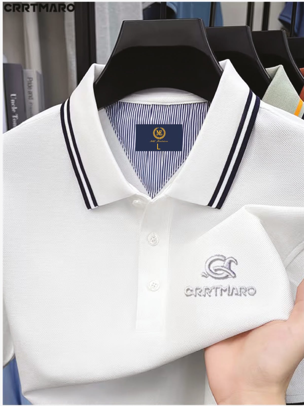 Super Premium PK Cotton Polo Shirt [C-White Color]